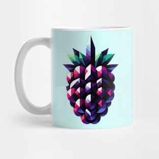 Abstract Blackberry: Geometric Berry Design Mug